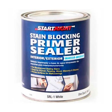 General Paint Start Right Interior/Exterior Stain Blocking Primer/Sealer, Quart - 133282 133282